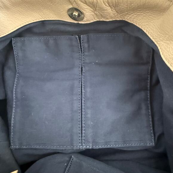 Rebecca Minkoff Embroidered Beaded Leather Tote Bag Gray Blue Green Purple Ivory - Picture 8 of 12